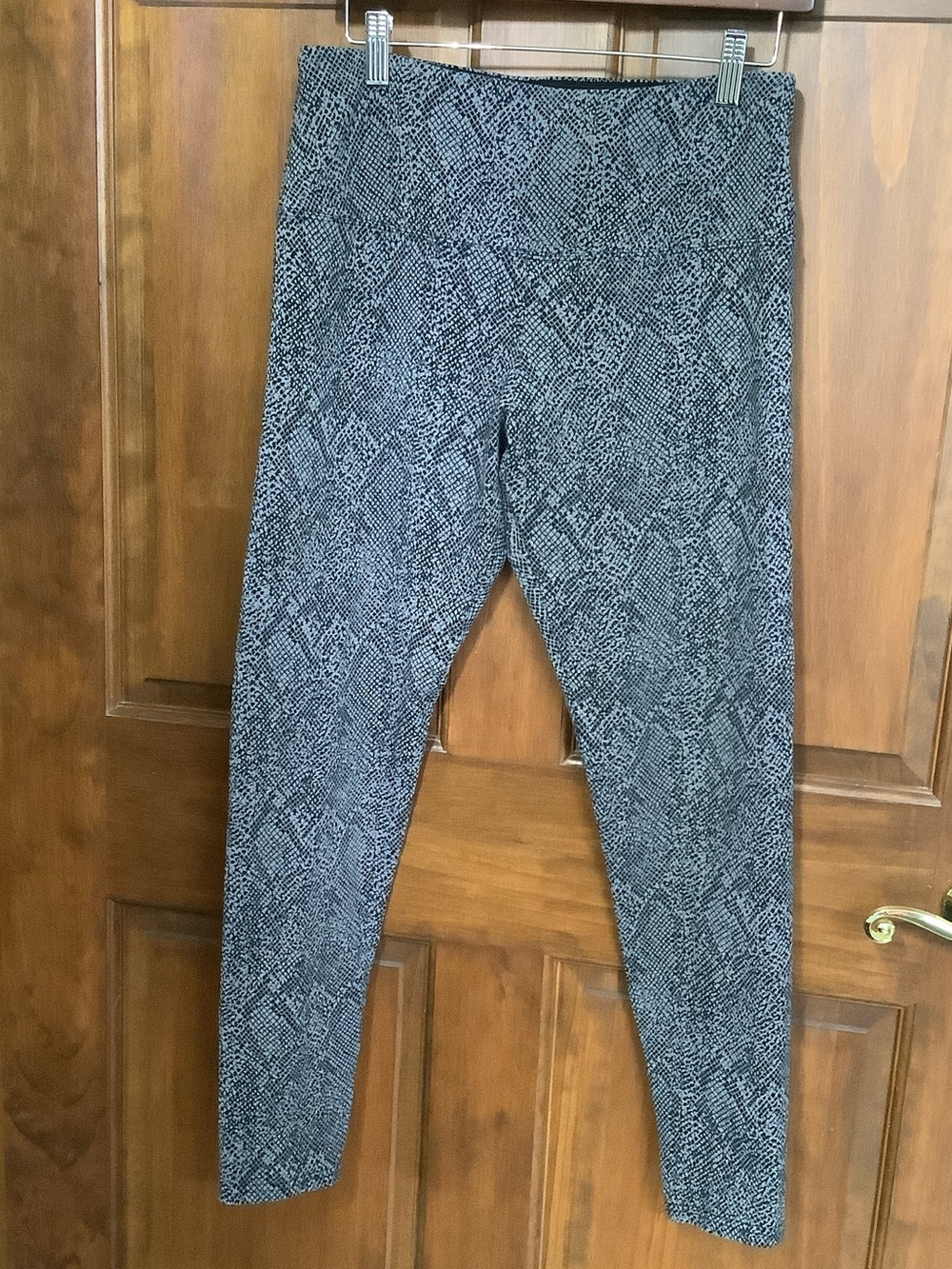 Casablanca Women's Black & Gray Snake-Print Joggers